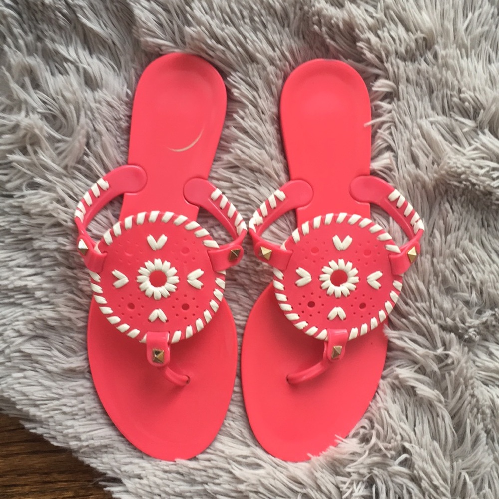 Jack Rogers Georgina jelly sandal in pink